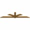 Ekena Millwork Redmond Rough Sawn Timber Gable Bracket, Western Red Cedar, 108"W x 27"H x 2"D x 6"F, 6/12 Pitch GBW108X27X0206RED00RWR - alternate 5